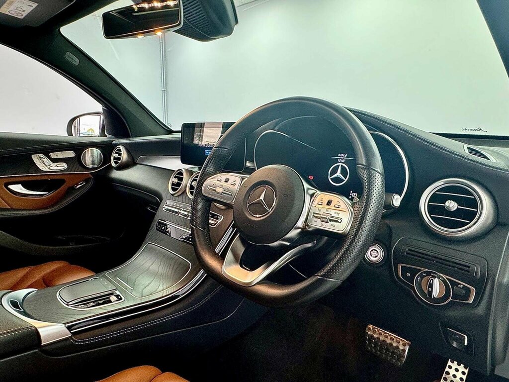 Mercedes-Benz GLC Class Suv 2.0 Glc300d Amg Line Premium Plus Coupe G-tr White #6