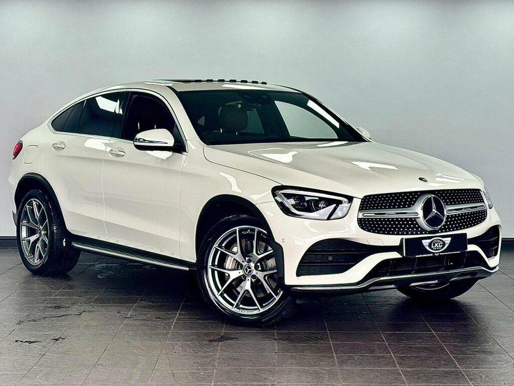 Mercedes-Benz GLC Class Suv 2.0 Glc300d Amg Line Premium Plus Coupe G-tr White #2