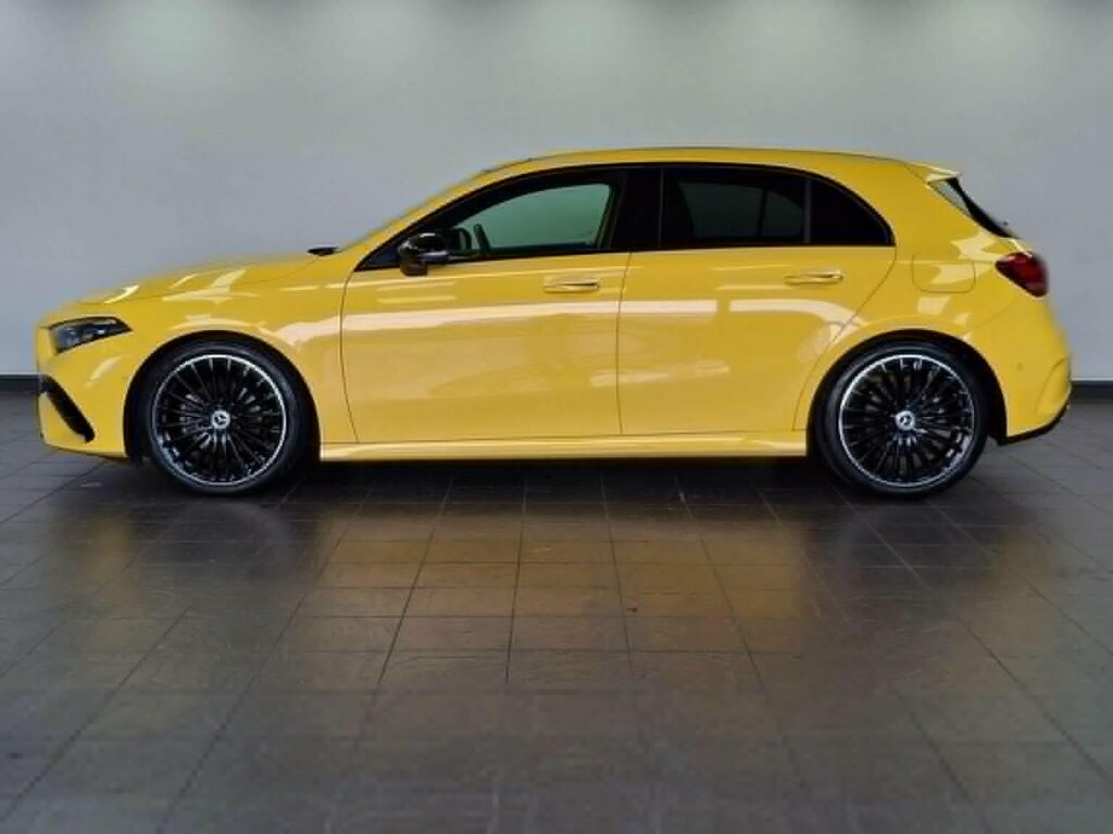 Mercedes-Benz A Class Hatchback 1.3 A200h Mhev Exclusive Launch Edition PJ23AHY Yellow #2