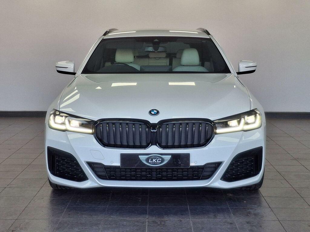 BMW 5 Series Estate 2.0 530E 12Kwh M Sport Touring Steptronic X BU24KRN White #3