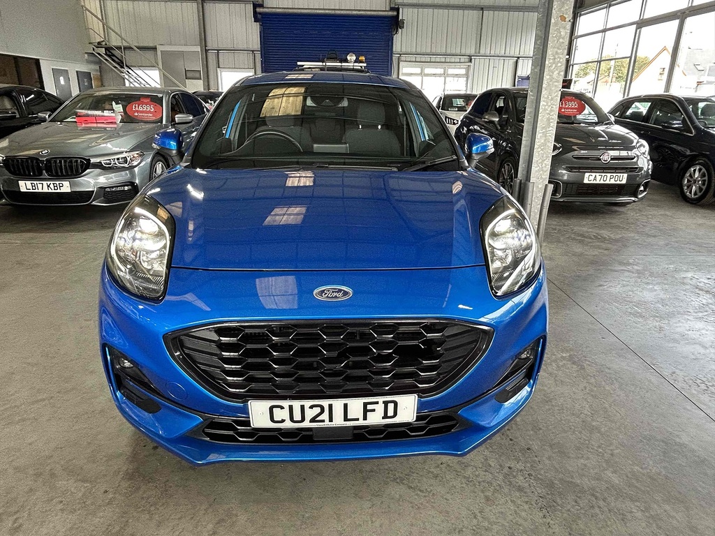 Ford Puma 1.0T Ecoboost Mhev St-line Suv E CU21LFD Blue #3