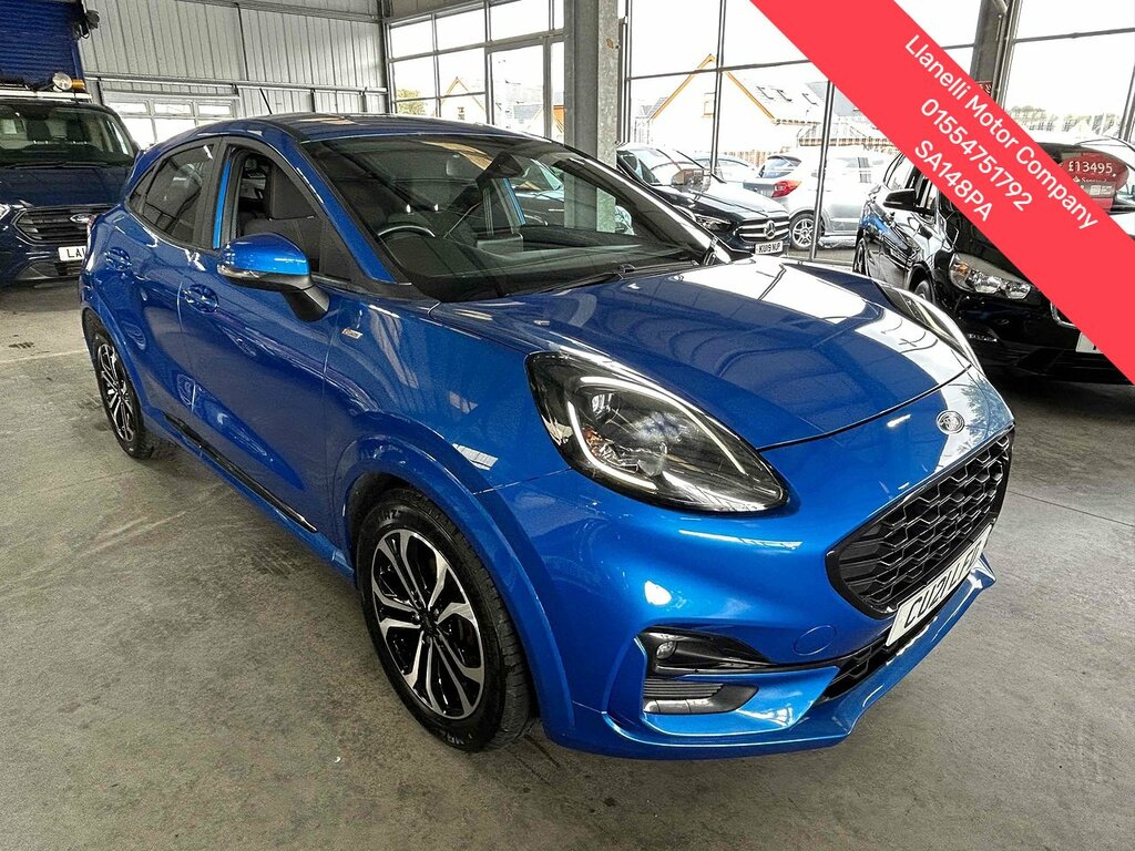Ford Puma 1.0T Ecoboost Mhev St-line Suv E Blue