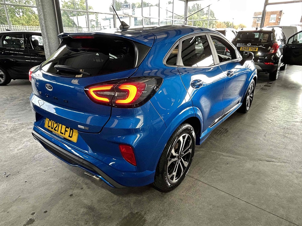 Ford Puma 1.0T Ecoboost Mhev St-line Suv E CU21LFD Blue #4