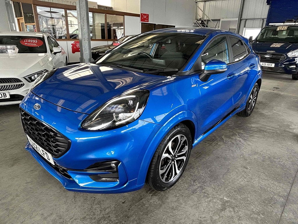 Ford Puma 1.0T Ecoboost Mhev St-line Suv E CU21LFD Blue #2