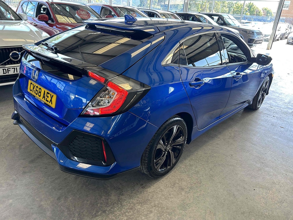 Honda Civic 1.0 Vtec Turbo Sr Hatchback Euro Blue #4