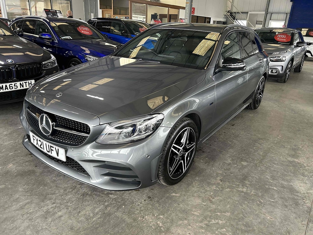 Mercedes-Benz C Class 2.0 C300de 13.5Kwh Amg Line Edition Premium Esta FX21UFV Grey #2