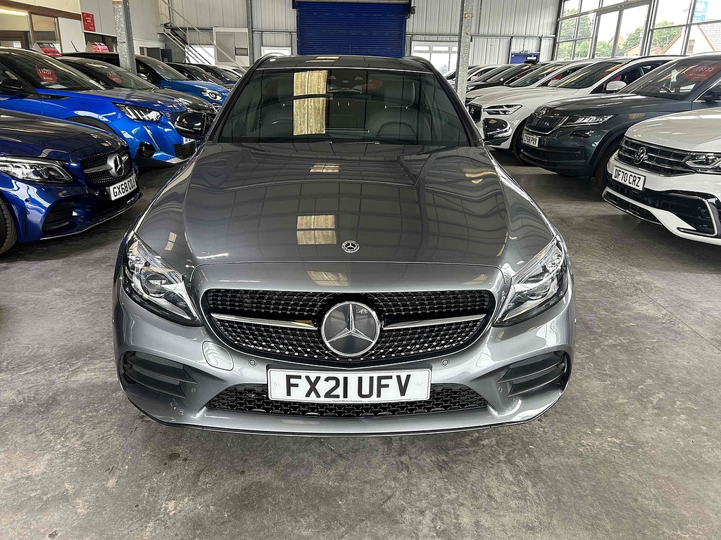 Mercedes-Benz C Class 2.0 C300de 13.5Kwh Amg Line Edition Premium Esta FX21UFV Grey #3