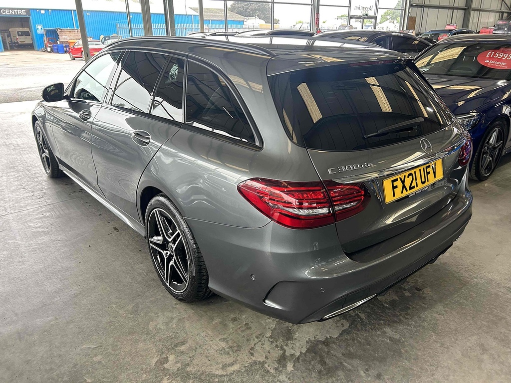 Mercedes-Benz C Class 2.0 C300de 13.5Kwh Amg Line Edition Premium Esta FX21UFV Grey #5