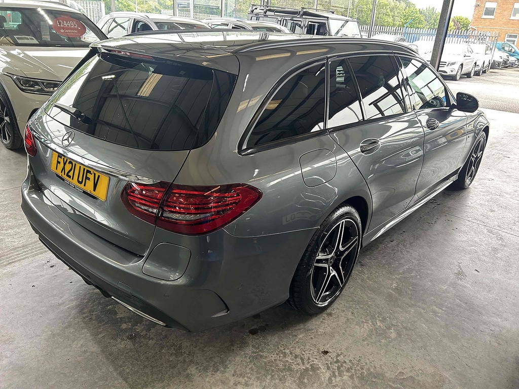 Mercedes-Benz C Class 2.0 C300de 13.5Kwh Amg Line Edition Premium Esta FX21UFV Grey #4