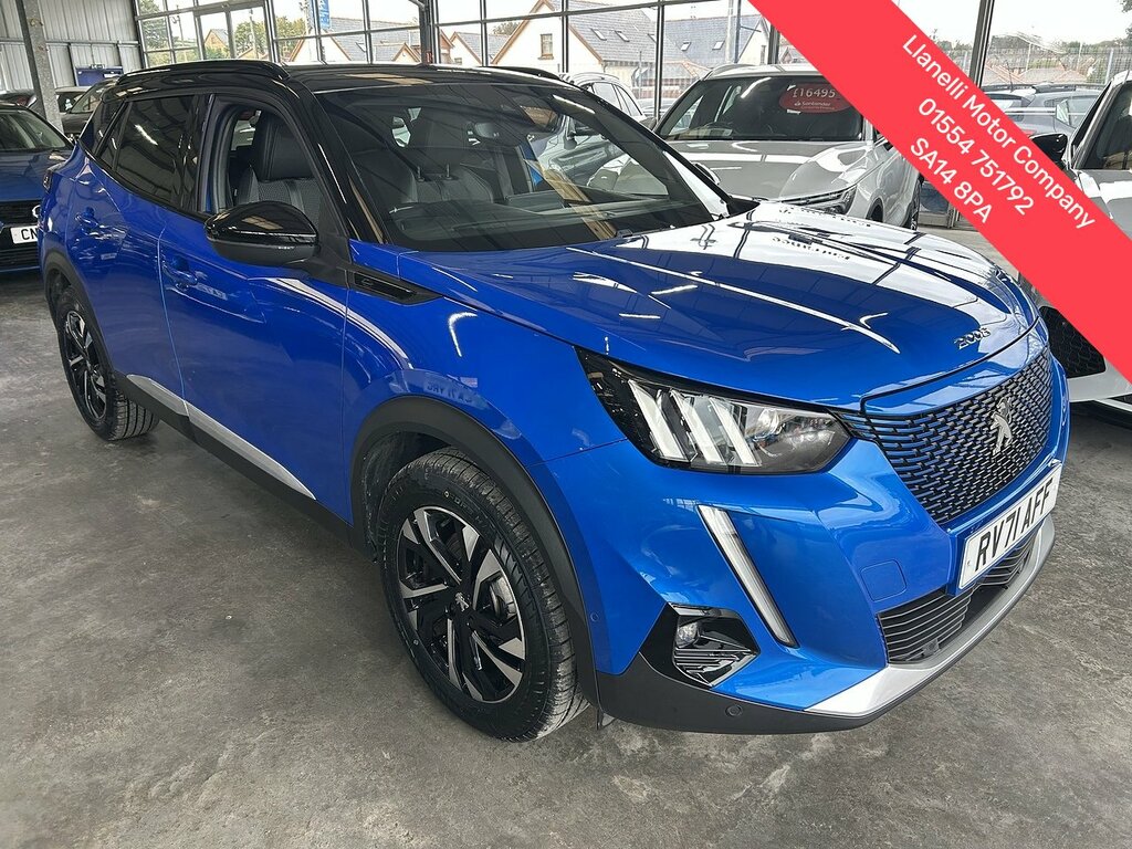 Peugeot e-2008 50Kwh Gt Suv 136 Ps Blue