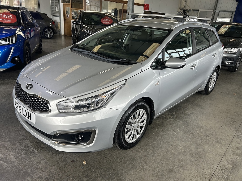 Kia Ceed 1.6 Crdi 1 Sportswagon Euro 6 S CF18LXH Silver #2