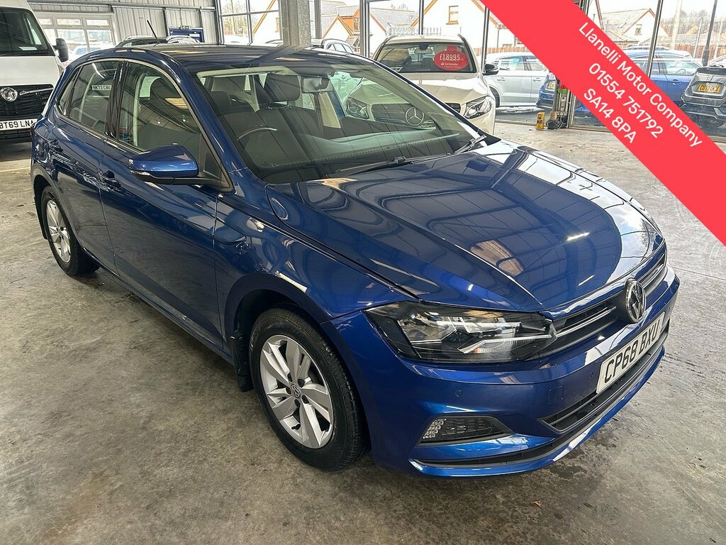 Volkswagen Polo 1.0 Tsi Se Hatchback Euro 6 Ss Blue
