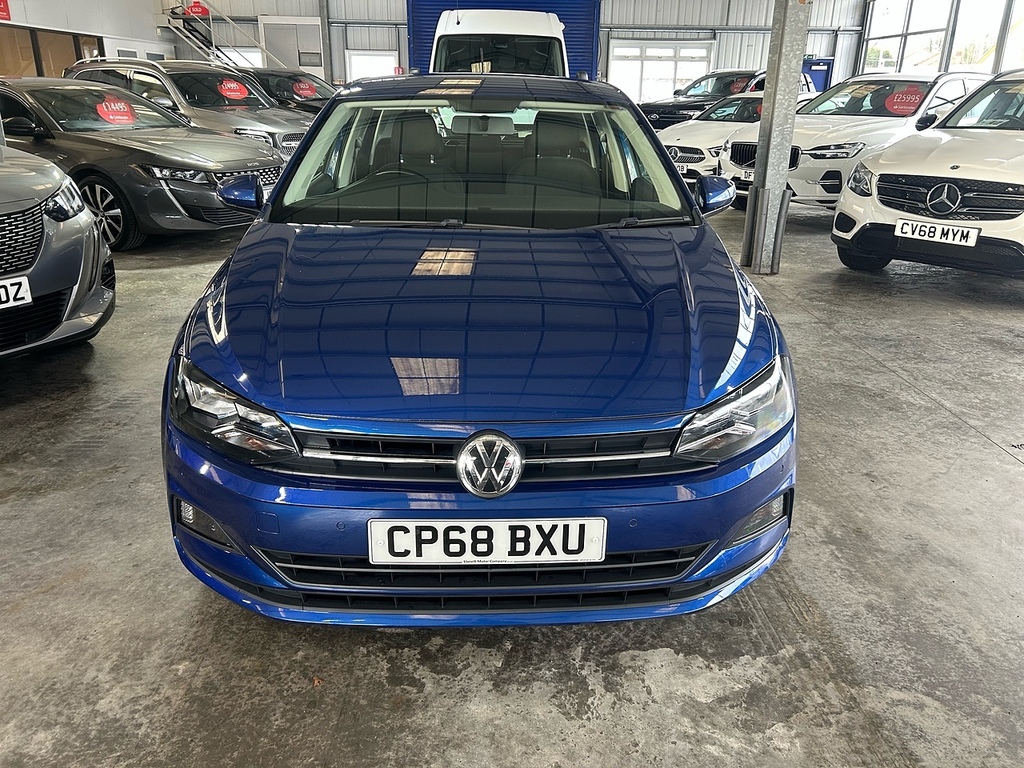 Volkswagen Polo 1.0 Tsi Se Hatchback Euro 6 Ss CP68BXU Blue #3