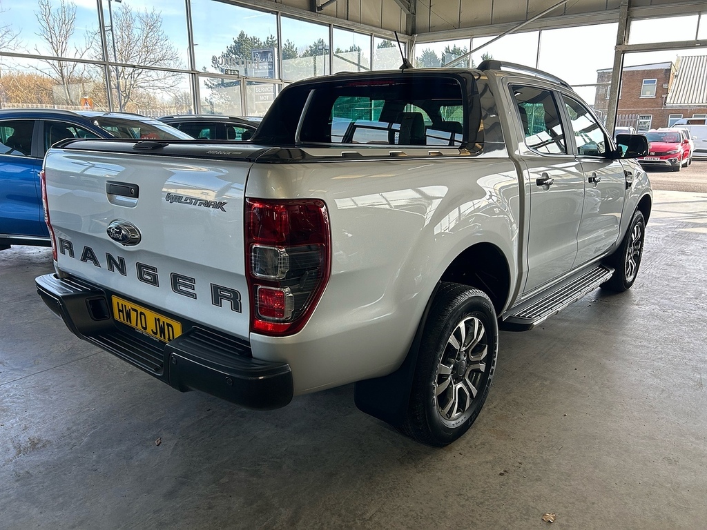 Ford Ranger 2.0 Ecoblue Wildtrak Pickup Double Cab HW70JWD Silver #4