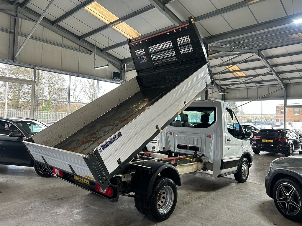 Ford Transit Custom Tipper 2.0 350 Ecoblue Hd Leader Tipper YM22YOC White #3