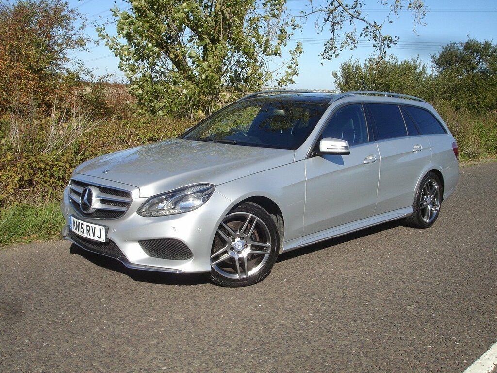Mercedes-Benz E Class E220 Bluetec Amg Line Premium KN15RVJ Silver #2