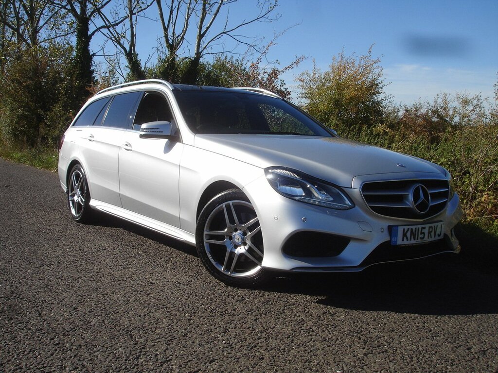 Mercedes-Benz E Class E220 Bluetec Amg Line Premium Silver