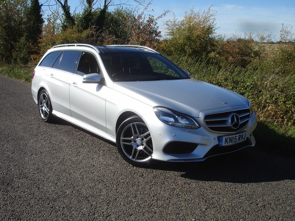 Mercedes-Benz E Class E220 Bluetec Amg Line Premium KN15RVJ Silver #3