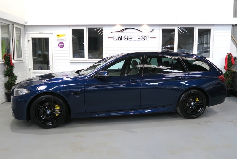 BMW 5 Series 520D M Sport Touring Blue