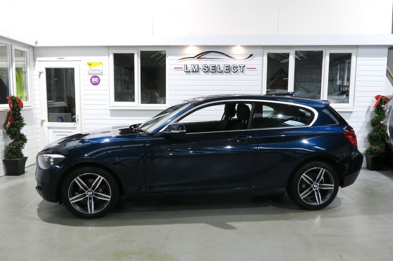 BMW 1 Series 118D Sport 143 KE64JUW Blue