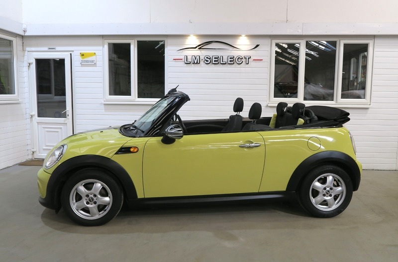 Mini Hatch Convertible Yellow