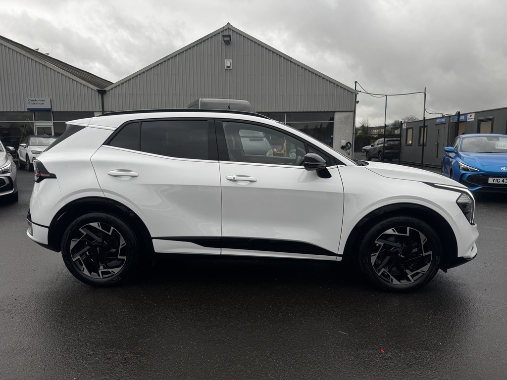 Kia Sportage Gtln Crdi Isg Mhev Sa WM72VCX White #6