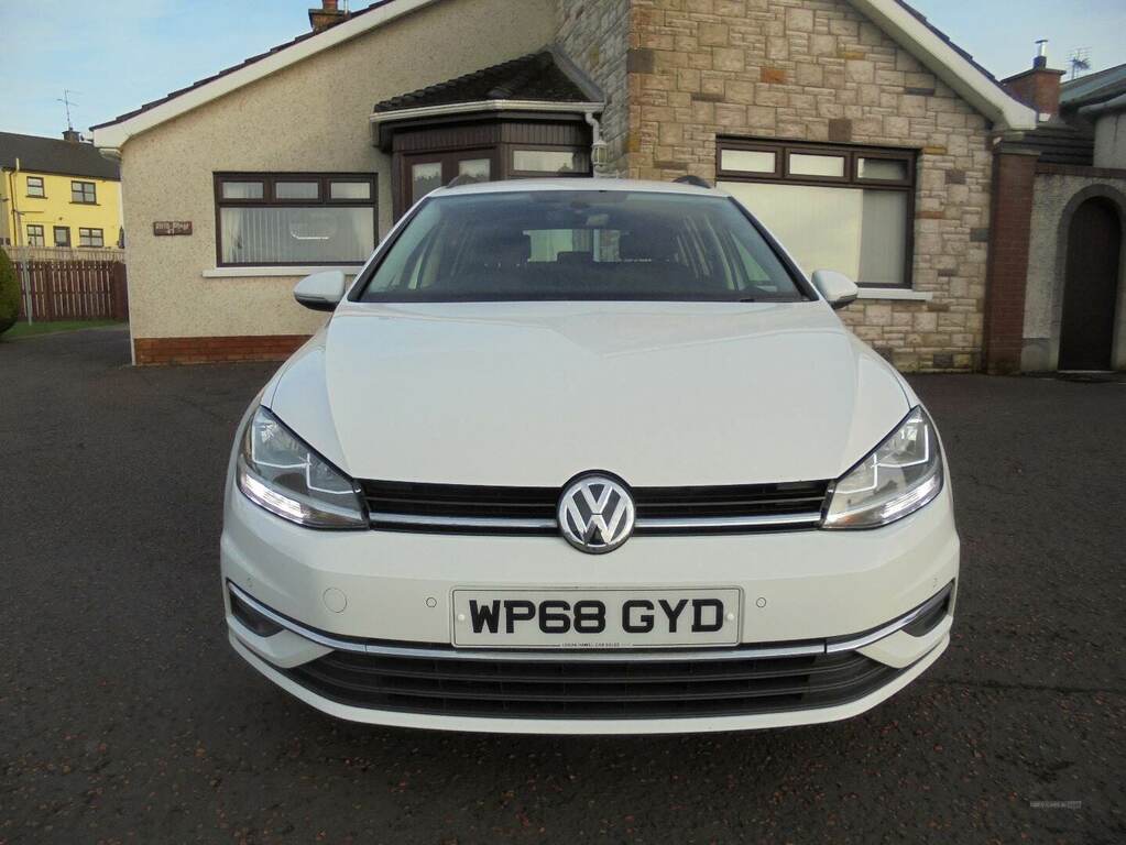 Volkswagen Golf 1.6 Tdi Se Nav WP68GYD White #3
