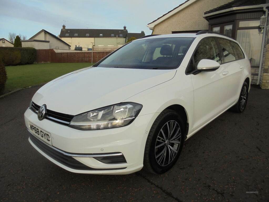 Volkswagen Golf 1.6 Tdi Se Nav WP68GYD White #4