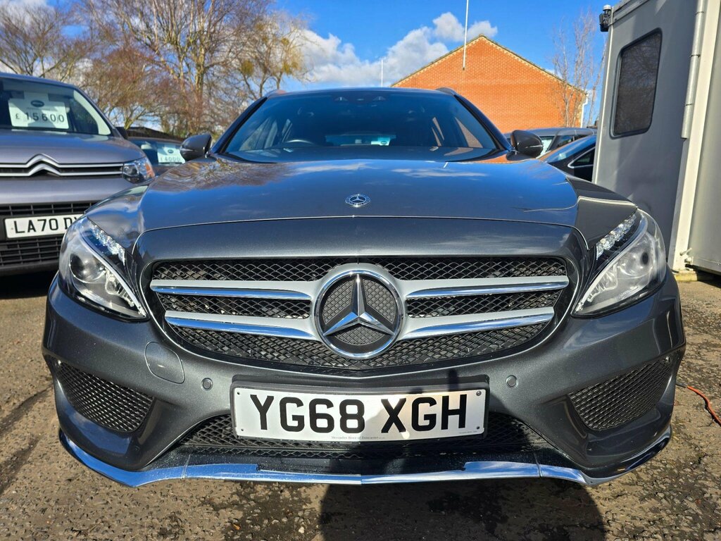 Mercedes-Benz C Class 2.1 C220 Bluetec Amg Line Estate G-tron YG68XGH Grey #4