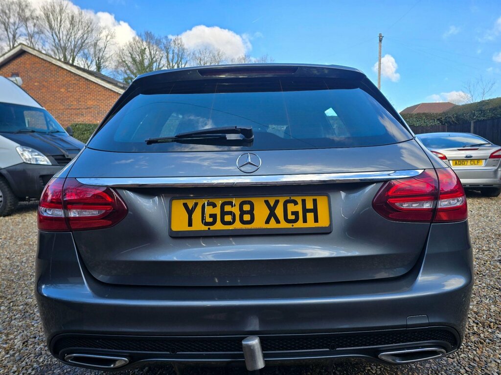 Mercedes-Benz C Class 2.1 C220 Bluetec Amg Line Estate G-tron YG68XGH Grey #5