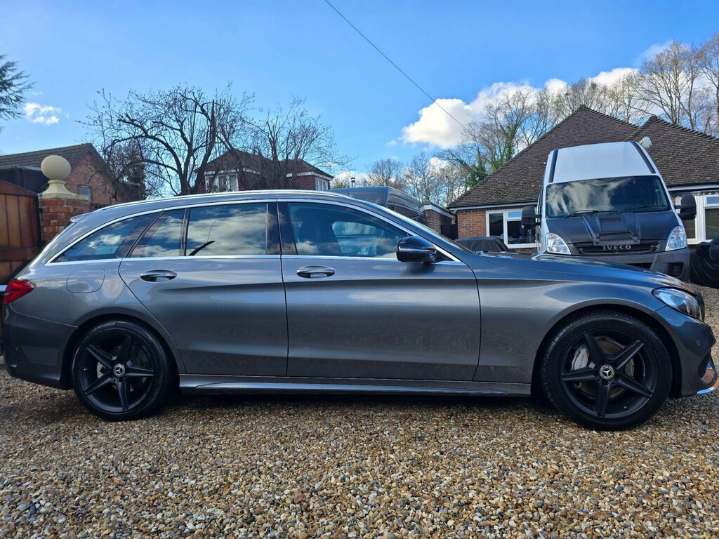 Mercedes-Benz C Class 2.1 C220 Bluetec Amg Line Estate G-tron YG68XGH Grey #2