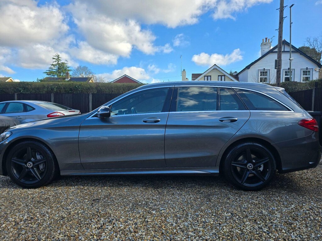 Mercedes-Benz C Class 2.1 C220 Bluetec Amg Line Estate G-tron YG68XGH Grey #3