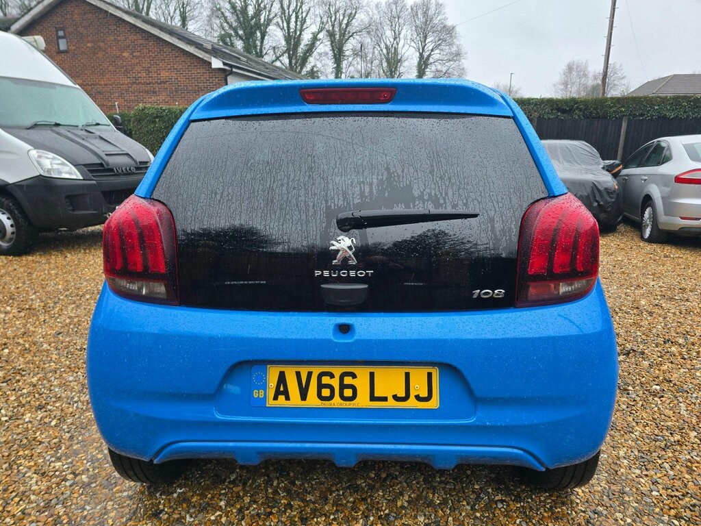Peugeot 108 1.2 Puretech Allure Euro 6 AV66LJJ Blue #5