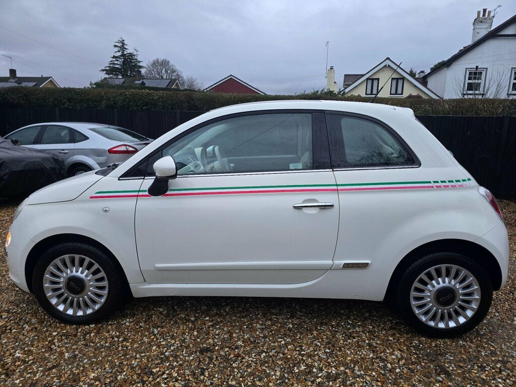 Fiat 500 1.2 Lounge Euro 5 Ss MW11AMX White #3