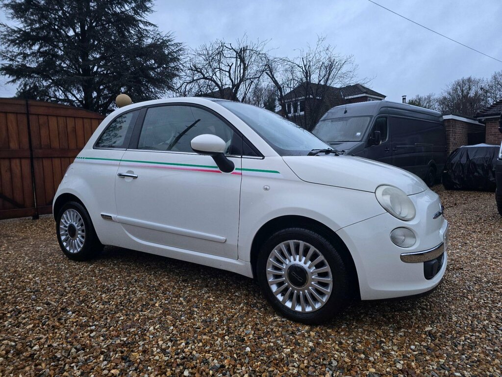 Fiat 500 1.2 Lounge Euro 5 Ss White