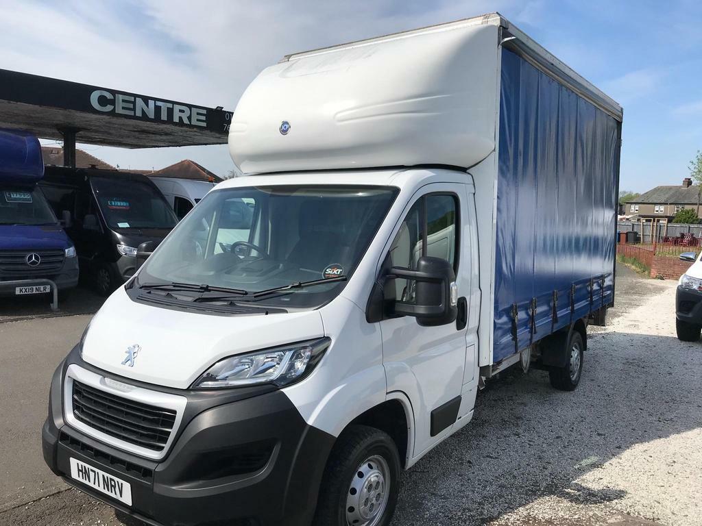 Peugeot Boxer 2.2 Bluehdi 335 Built For Business Curtainside Cha HN71NRV White #3
