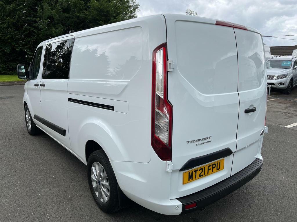 Ford Transit Custom 2.0 340 Ecoblue Trend Kombi L2 H1 Euro 6 MT21FPU White #4