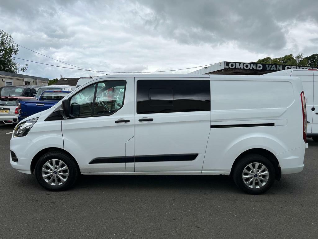 Ford Transit Custom 2.0 340 Ecoblue Trend Kombi L2 H1 Euro 6 MT21FPU White #2