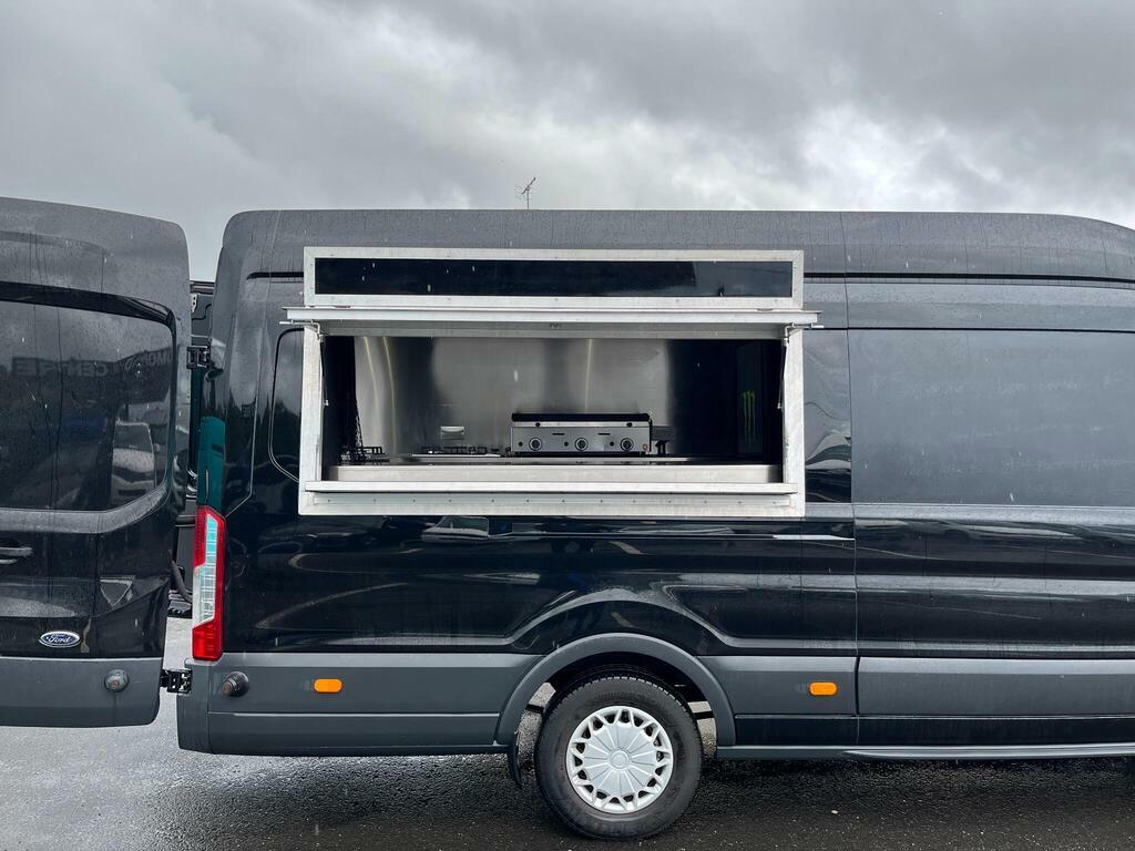 Ford Transit Custom 2.0 350 Ecoblue Rwd L4 H3 Euro 6 SG17NRL Black #6