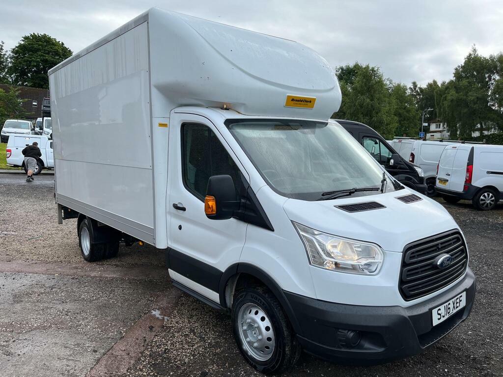 Ford Transit Custom 2.2 Tdci 350 One-stop Luton Rwd L3 Euro 5 White
