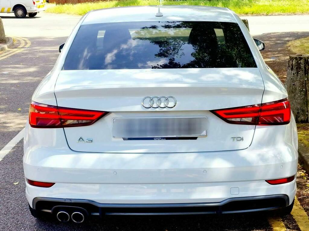 Audi A3 Saloon 2.0 Tdi S Line 2016 White #3