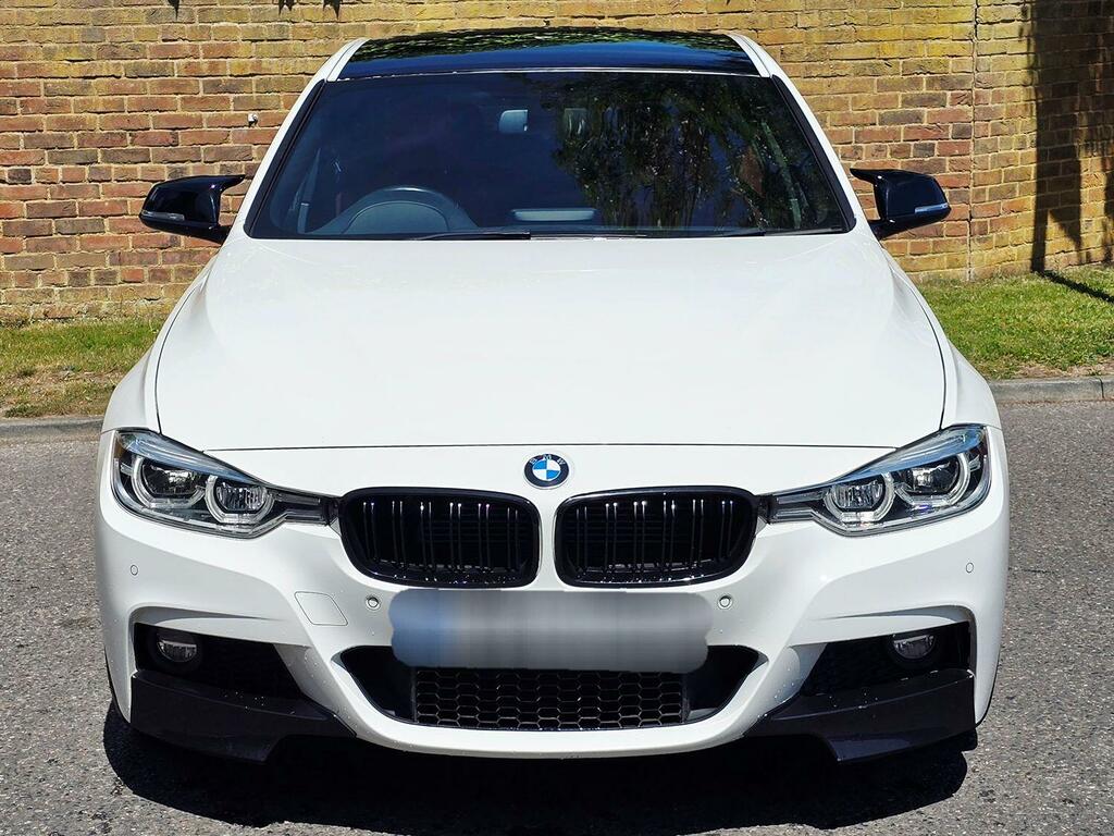BMW 3 Series Saloon 2.0 330E M Sport Saloon 2017 YM17PYG White #2