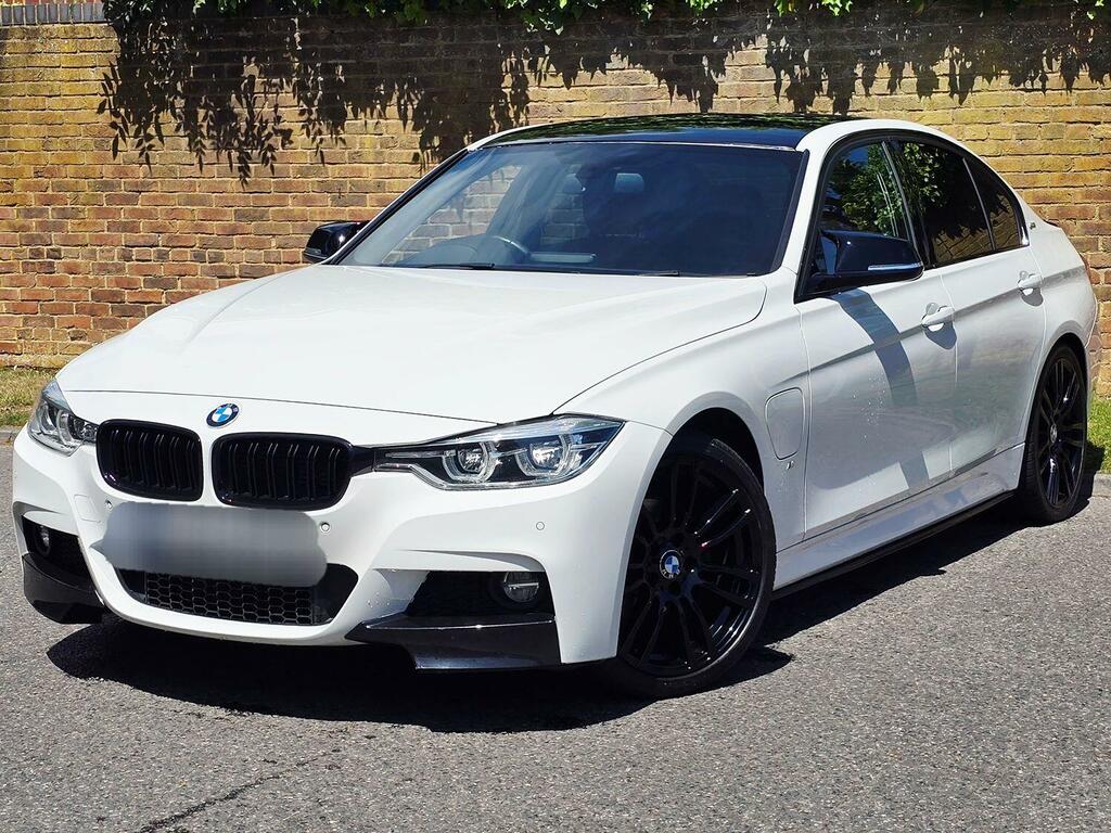 BMW 3 Series Saloon 2.0 330E M Sport Saloon 2017 YM17PYG White #3