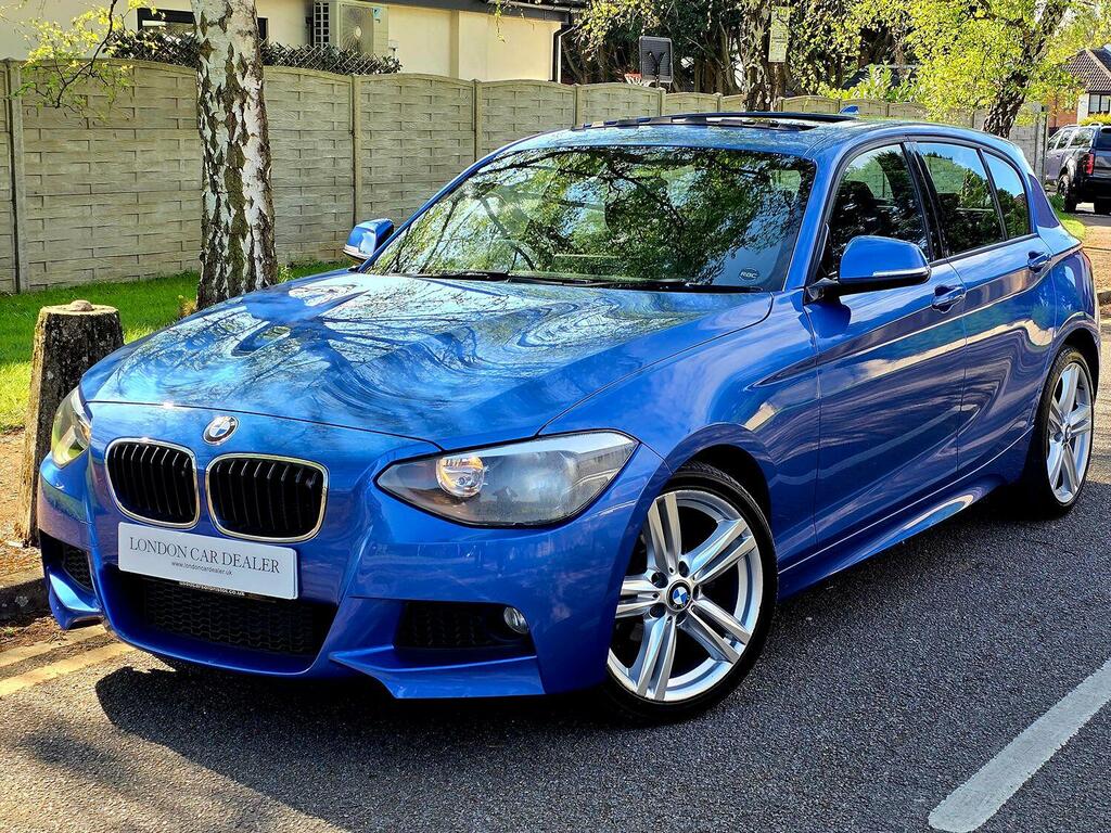 BMW 1 Series Hatchback 2.0 118D M Sport 5-Door 2012 LR62RXW Blue #3