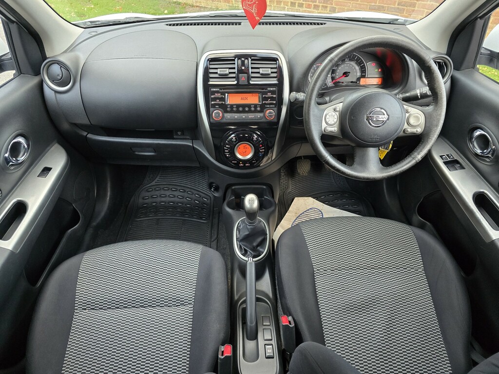 Nissan Micra Hatchback 1.2 Acenta 2016 ND16YBL White #3