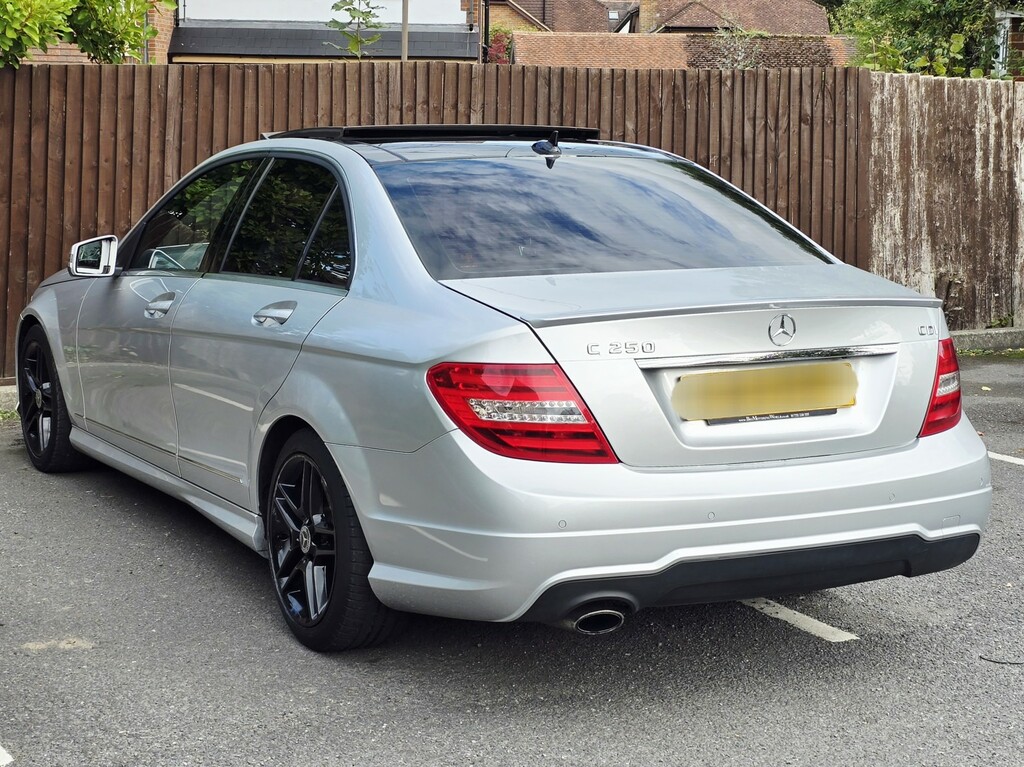 Mercedes-Benz C Class Saloon 2.1 C250 Cdi Amg Sport Edition 2014 WA14SSU Silver #5