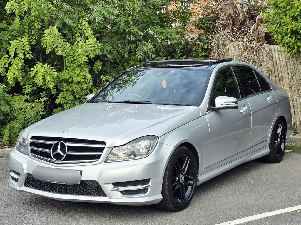 Mercedes-Benz C Class Saloon 2.1 C250 Cdi Amg Sport Edition 2014 WA14SSU Silver #3