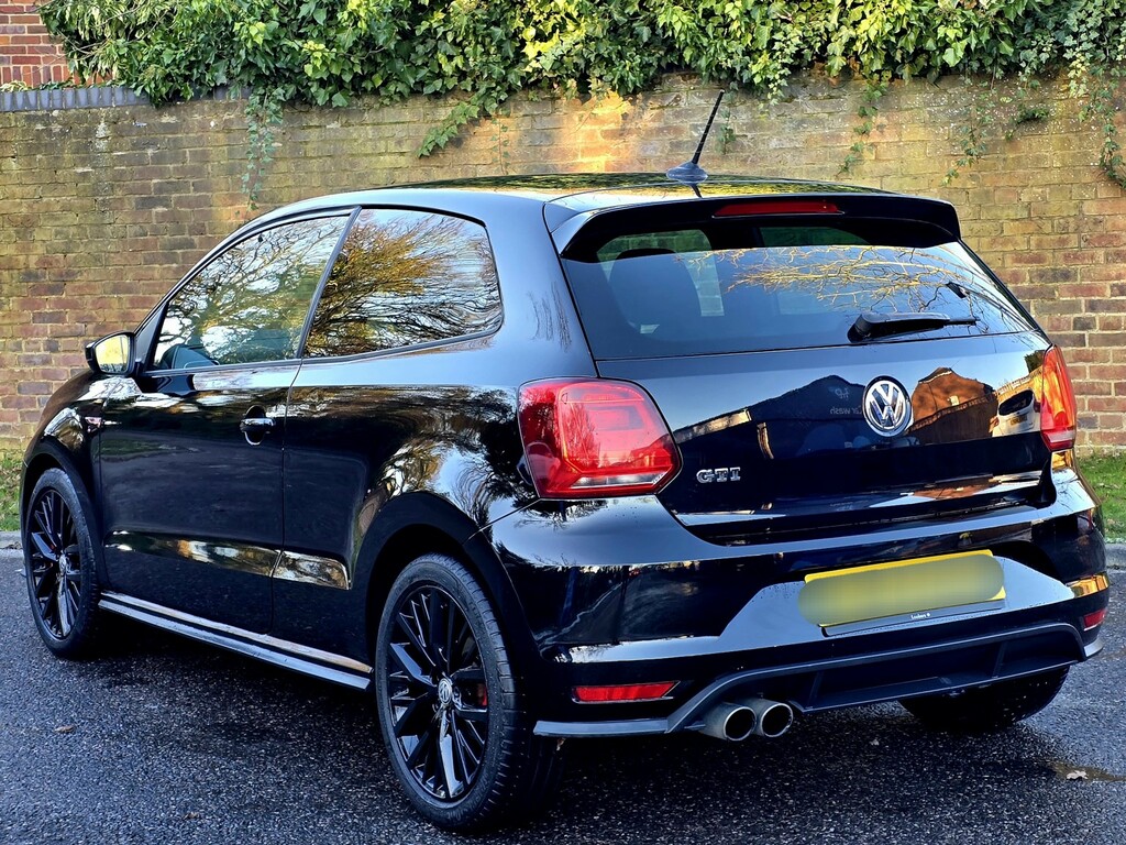 Volkswagen Polo Hatchback 1.8 Tsi Bluemotion Tech Gti 2017 NX17XVB Black #3