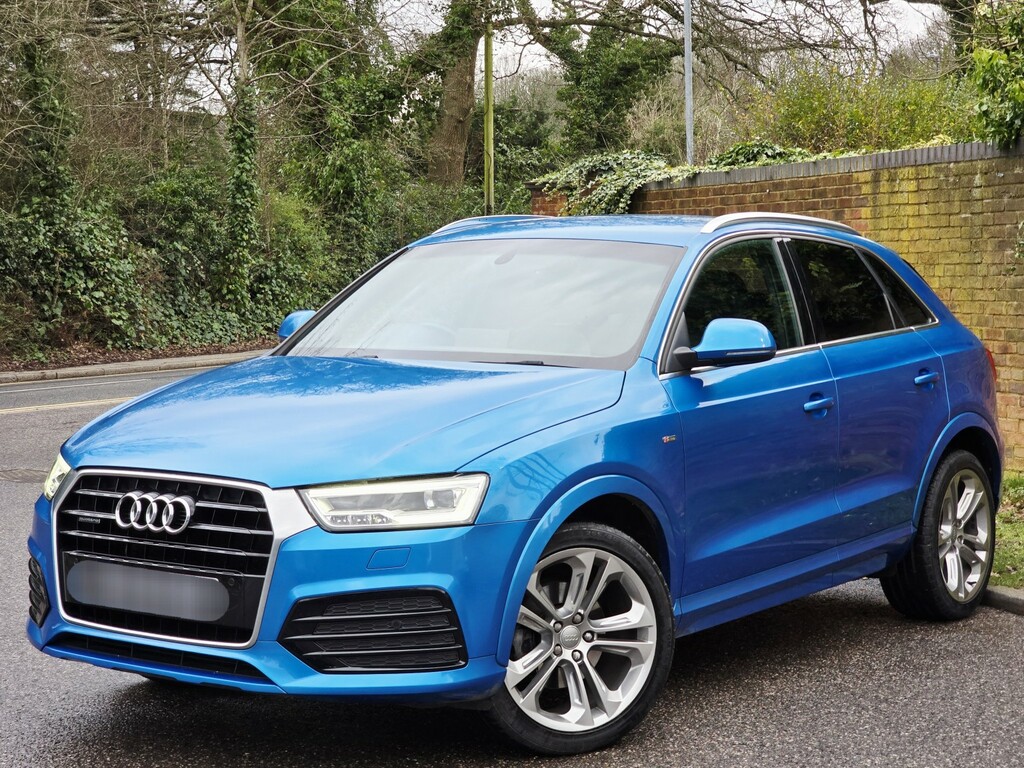 Audi Q3 Suv 2.0 Tdi S Line Plus 2016 B23FAC Blue #3