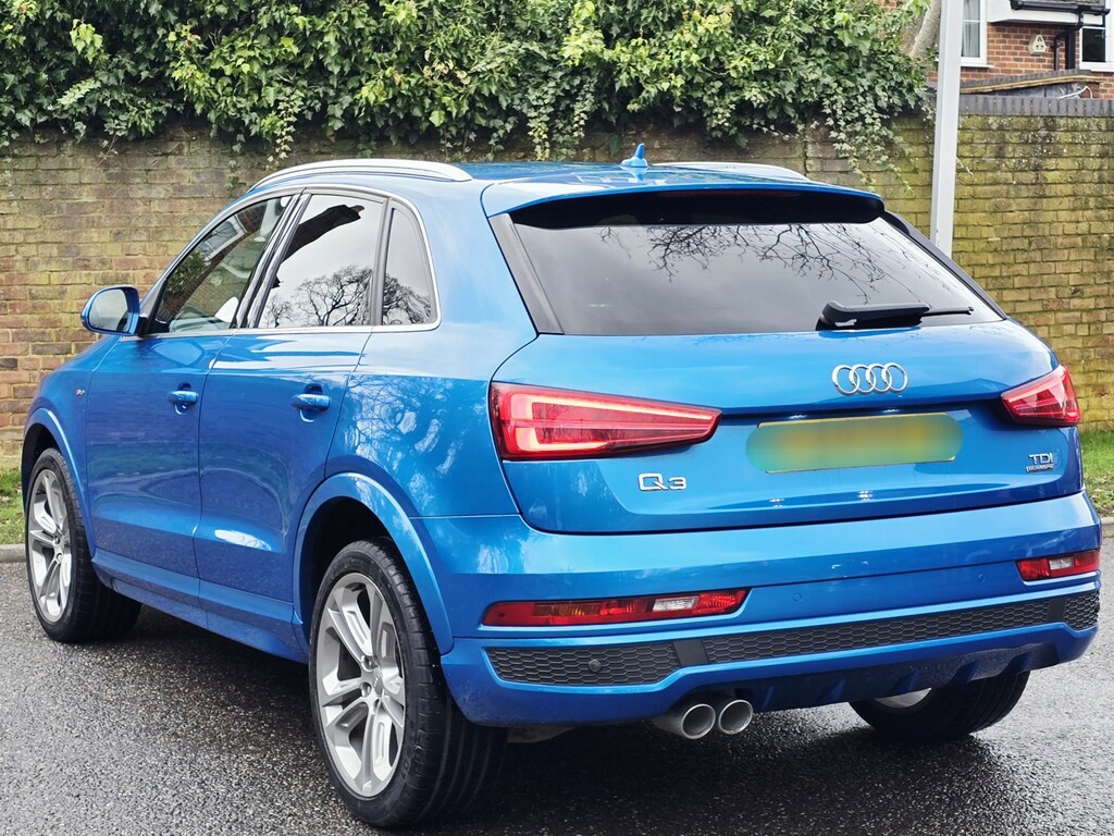 Audi Q3 Suv 2.0 Tdi S Line Plus 2016 B23FAC Blue #4